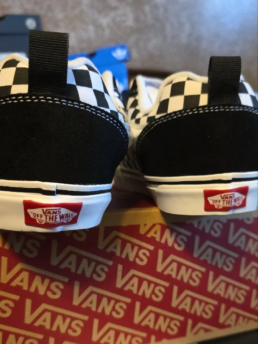 Vans Knu Skool Black & White Checkerboard - Picture 4 of 6